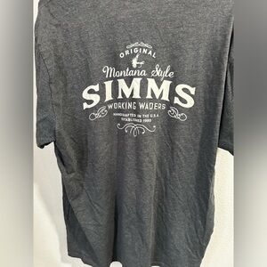 Simms fishing tee size XL